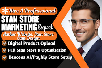 setup stan store digital product, stan store marketing, and click funnel