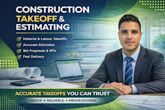 prepare accurate construction takeoffs and bid estimates