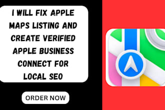 fix apple maps listing and create verified apple business connect for local SEO