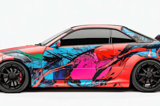 design a professional car wrap, van wrap, or vehicle branding design