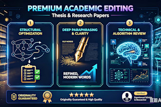 edit and refine your thesis or paper