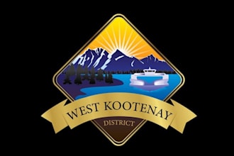 design best quality west district team logo
