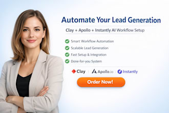 setup workflow on clay com instantly ai apollo io expert automation apollo