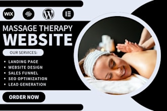 massage therapy therapy website spa website massage website massage wellness