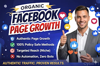 do organic facebook page growth and marketing