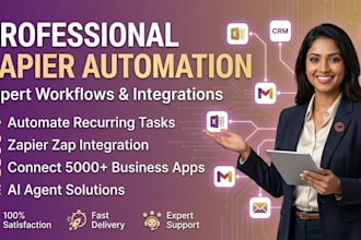 build zapier make and ai agent automation workflows