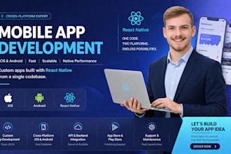 be your expert in react native mobile app development for ios android