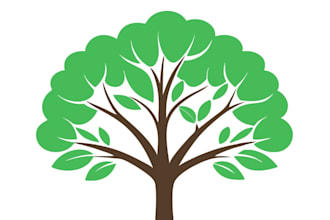 create exclusive and marvelous tree service logo design