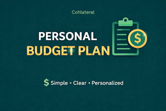 create a simple budget plan to track expenses and save money