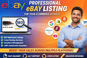 do ebay listing ebay product listing ebay SEO listing ebay lister