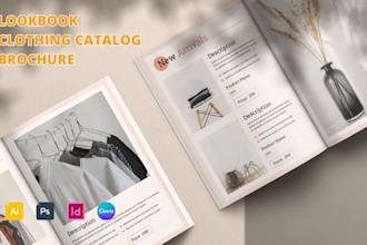 design fashion lookbook clothing catalog brochure for wholesale apparel brands