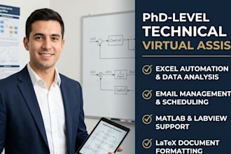 be your technical virtual assistant for engineering and data projects
