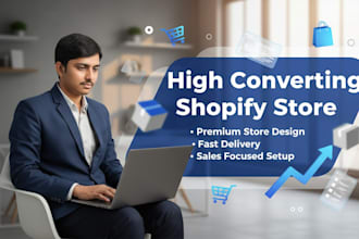 build a shopify ecommerce website with custom features vat