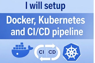 setup docker, kubernetes, ci cd pipeline and deploy your app