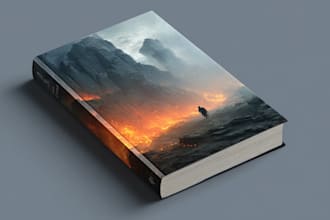 design a premium dark fantasy or gothic romance book cover