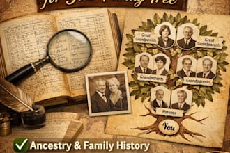 do genealogy research for your family tree