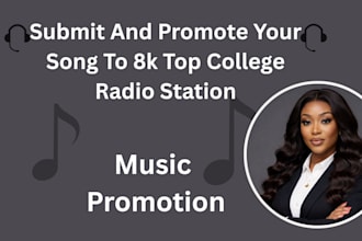promote and play your song on 5k active UK US online radio station airplay djs