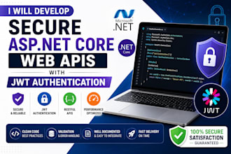 develop secure asp dotnet core web apis with jwt authentication