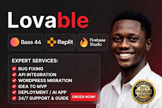 fix bugs in lovable ai or replit web app fast