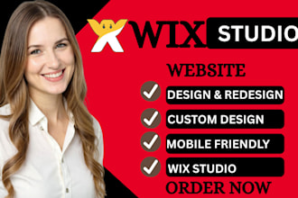 build wix studio, website design redesign wix studio website