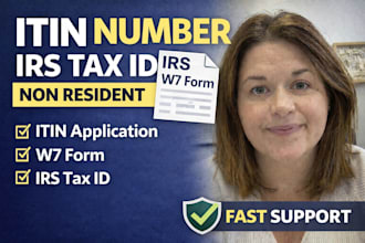 prepare itin number, itin application, irs itin, tax id number, itin tax id