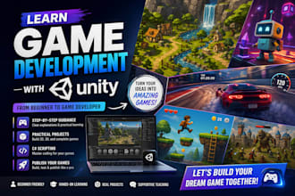 teach you unity game development from beginner to pro