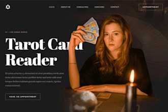 build squarespace holistic website spiritual coach horoscope astrology website