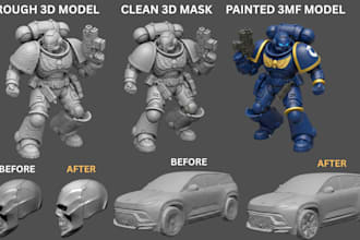 do stl file repair edit obj file fix stl, convert stl to 3mf 3d printing