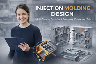 design injection molding ready 3d product models for manufacturing