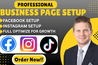 setup your instagram and facebook business page professionally