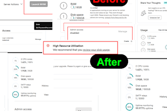 vps server cleanup storage optimization fix high cpu ram usage