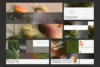 curate complete branding guidelines and visual identity