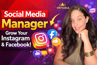 manage your social media create content and grow your instagram facebook