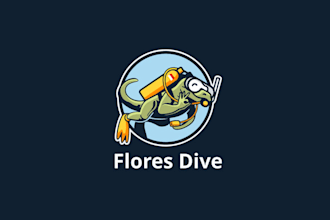 design best quality local dive shop logo