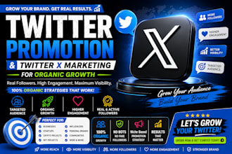 do twitter promotion and tw1tter x marketing for organic growth