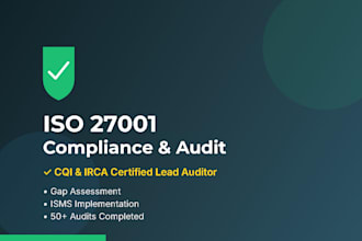 conduct iso 27001 gap assessment and isms implementation support