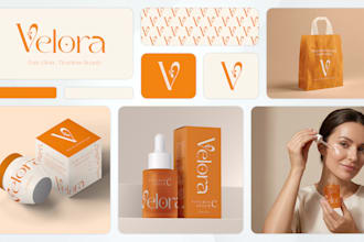 design premium skincare and cosmetic product labels