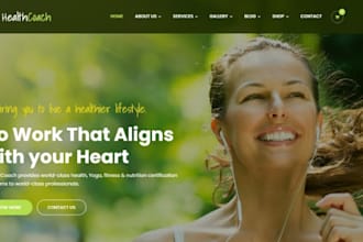 build wix coaching website career coach life coaching health fitness website