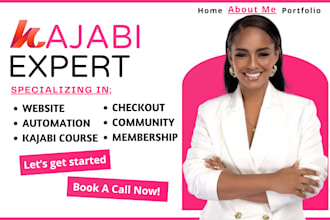 design kajabi website, kajabi landing page, kajabi expert, kajabi online course