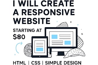 create a simple and attractive website