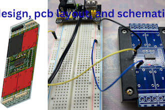 design pcb layout and circuit schematics using kicad eagle and easyeda