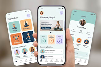 design modern app UI UX with prototypes