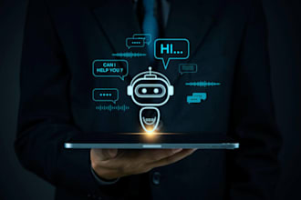 ai receptionist chabot for cleaning service with booking system automation