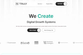 create modern animated website