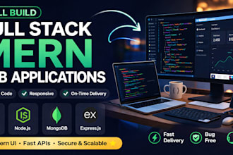 build full stack mern web application