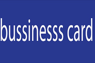 do unique bussiness card designs and company profile