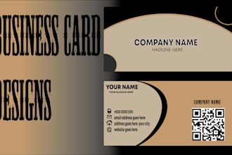 do unique bussiness card designs and company profile