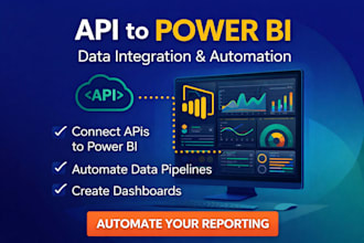 connect apis to power bi and build automated data pipelines