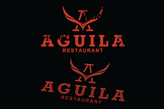 design premium modern fun restaurant logo