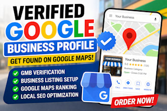 create verified google my business listing, gmb page, optimize gmb profile